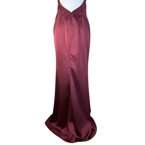 Katie May Tara Gown in Bordeaux Small Womens Long Maxi Dress - Picture 8 of 13